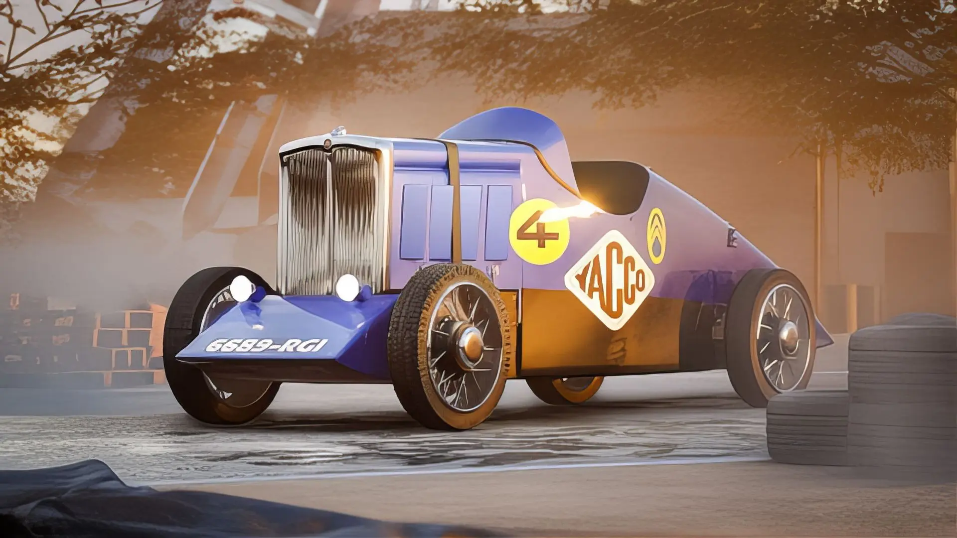 Citroën Petite Rosalie 3D in Unreal Engine car rosalie citroën UE5