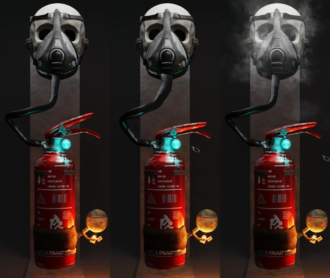 Concept of artisanal bong in 3D 3D science fiction sf concept